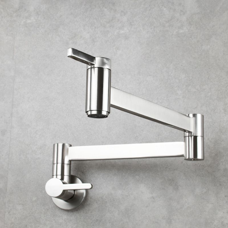 Avtoit | 1-handle brushed nickel widespread faucet 1 hole wall-mounted bathroom faucet with brass