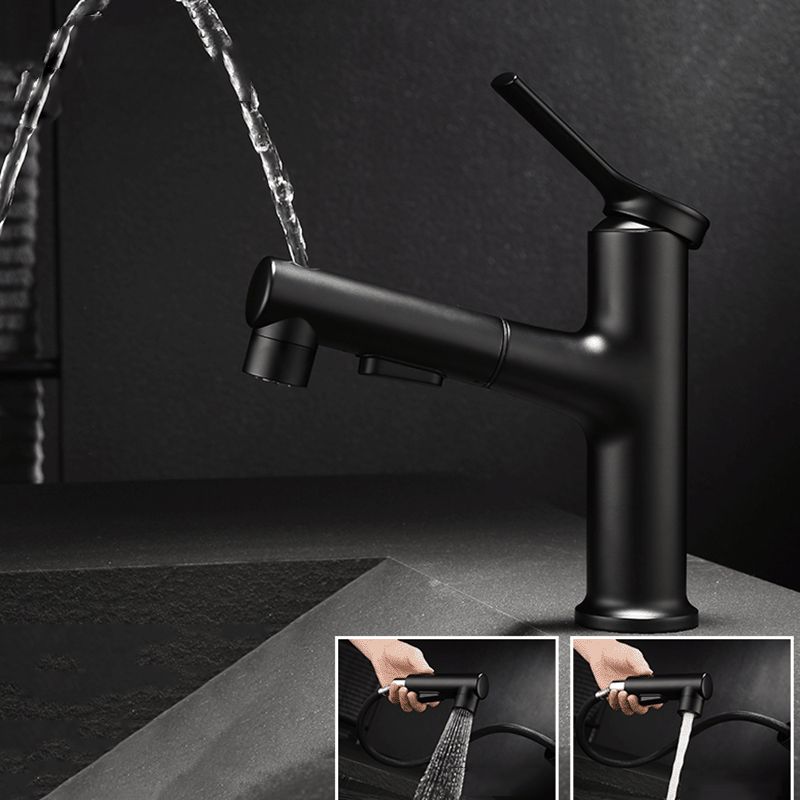 Avtoit | Modern Basin Faucet Copper Single Handle Low Arc Basin Faucet for Bathroom