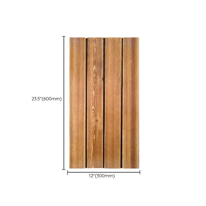 Avtoit | Parquet Pine Floor Tile Waterproof Click Lock Traditional Hardwood Floor for Living Room