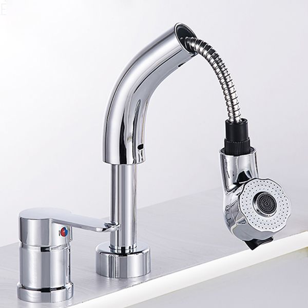 Avtoit | Vessel washbasin mixer High arch three-way faucet 2-hole fittings