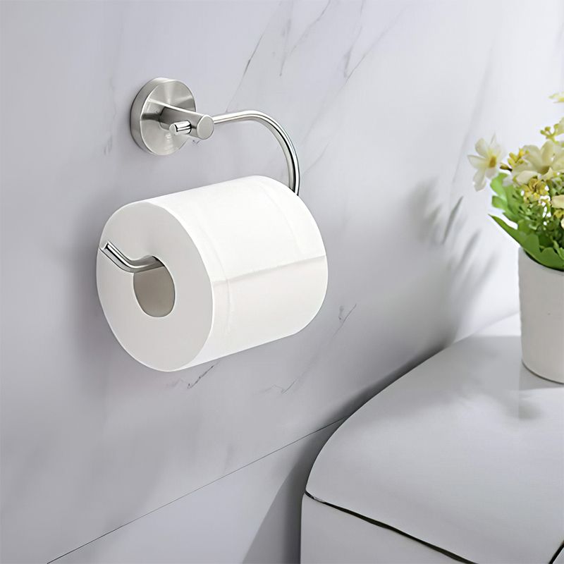 Avtoit | Metal Simple Bathroom Accessories as a Single Piece or in a Set in Silver