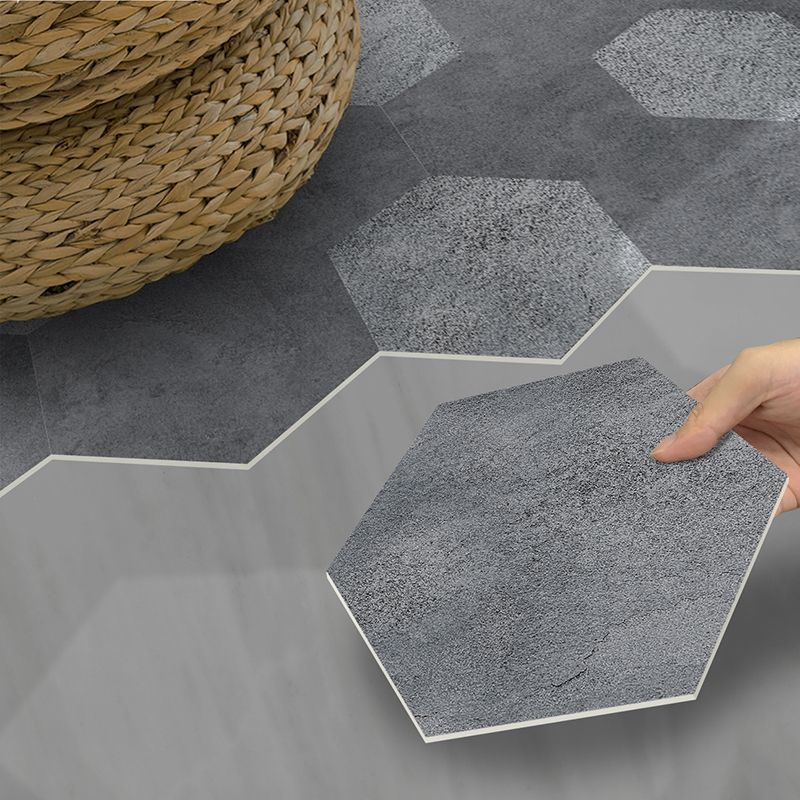 Avtoit | Peel and Stick Vinyl Floor Dark Matte Vinyl Floors with Stone Look