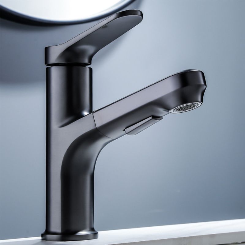 Avtoit | Vessel Sink Faucet Modern Pull-Out Bathroom Faucet with One Lever Handle