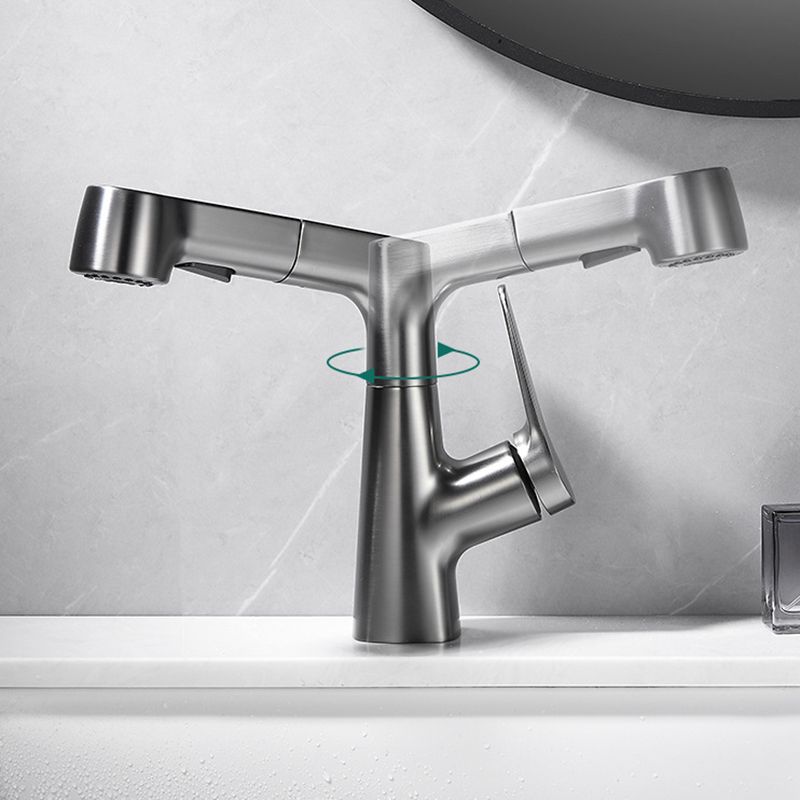 Avtoit | 1-Handle Brushed Nickel Widespread Faucet Single Hole Bathroom Vessel Faucet with Brass