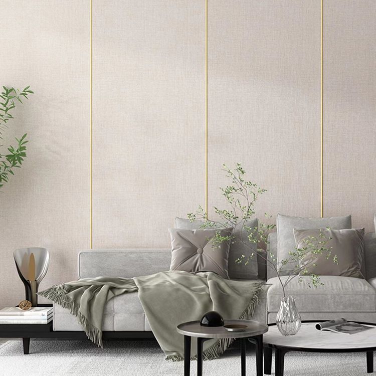 Avtoit | Contemporary Style Wall Panel Linen Living Space Peel and Stick Wall Covering