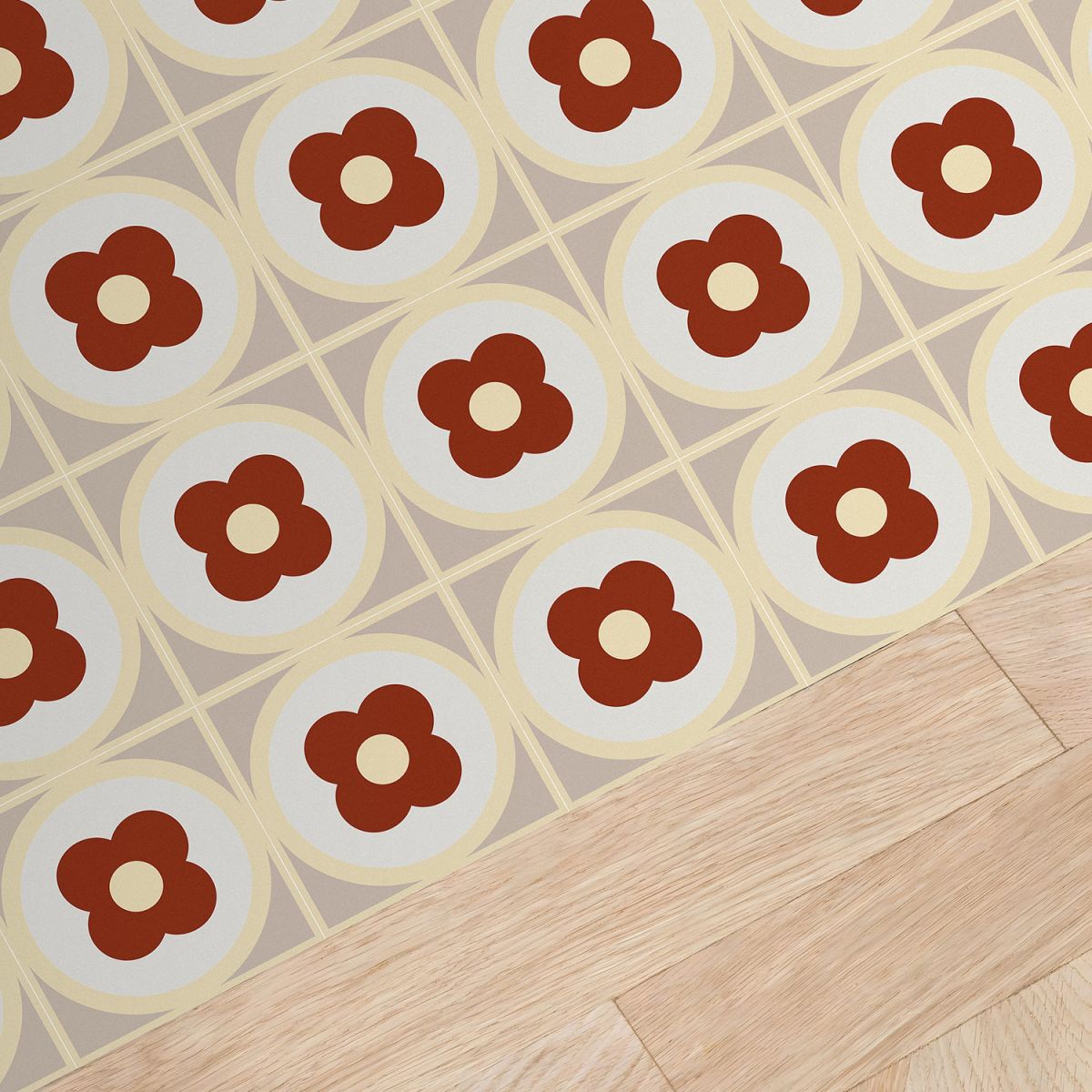 Avtoit | Square Peel & Stick Field Tile Waterproof PVC Peel and Stick Wall Tile
