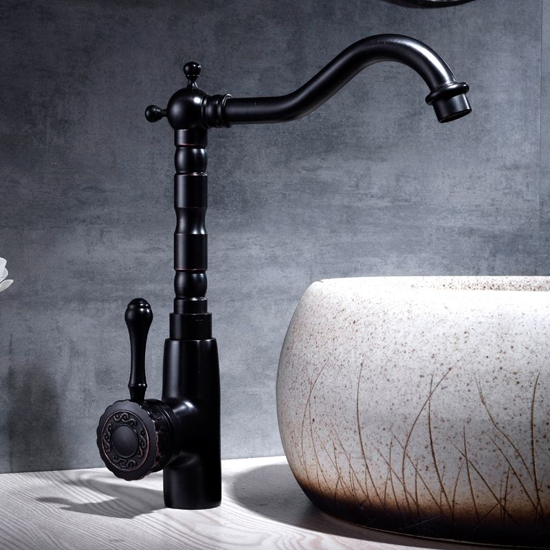 Avtoit | Glam Style Sink Faucet with Swivable Spout and Lever Handle