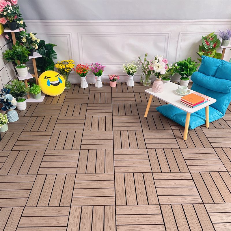 Avtoit | Modern Style Wood Floor Corrosion Protection Square Outdoor Wood Floor