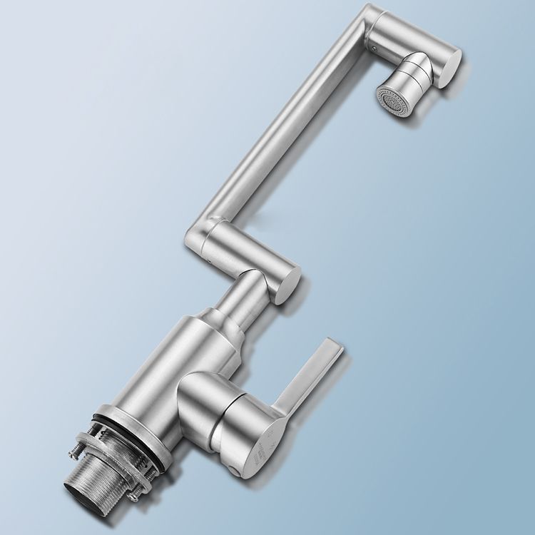 Avtoit | Swiveling Outlet Vessel Sink Faucet Stainless Steel Lever Handle Sink Faucet with Water Hose
