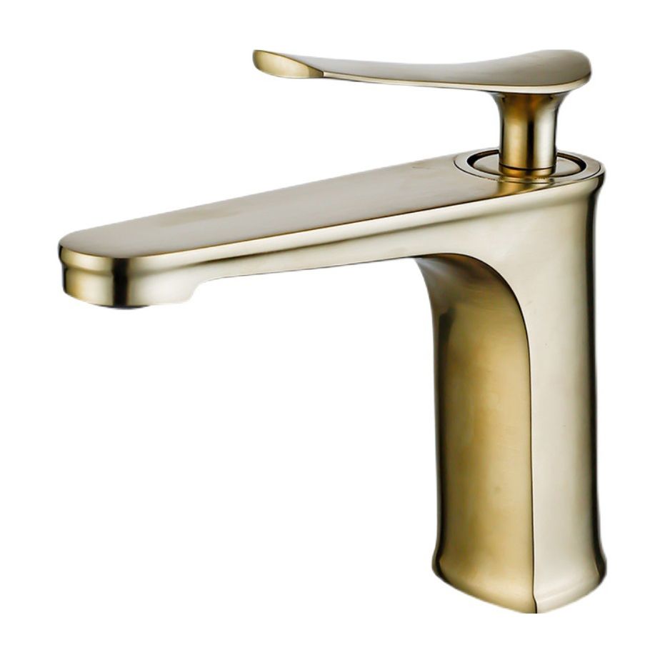 Avtoit | 1 Handle Solid Copper Bathroom Sink Faucet Nordic Modern Vanity Faucet with Drain
