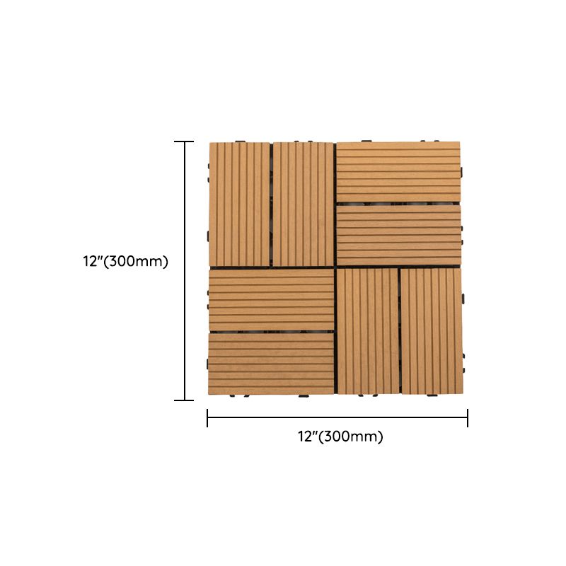 Avtoit | Deck Plank Loose Lay Manufactured Wood Panels Patio Tiles Outdoor Flooring