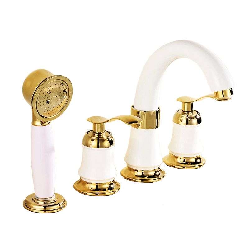 Avtoit | Contemporary Tub Faucet Trim Deck Mount Tub Faucet Trim for Bathroom