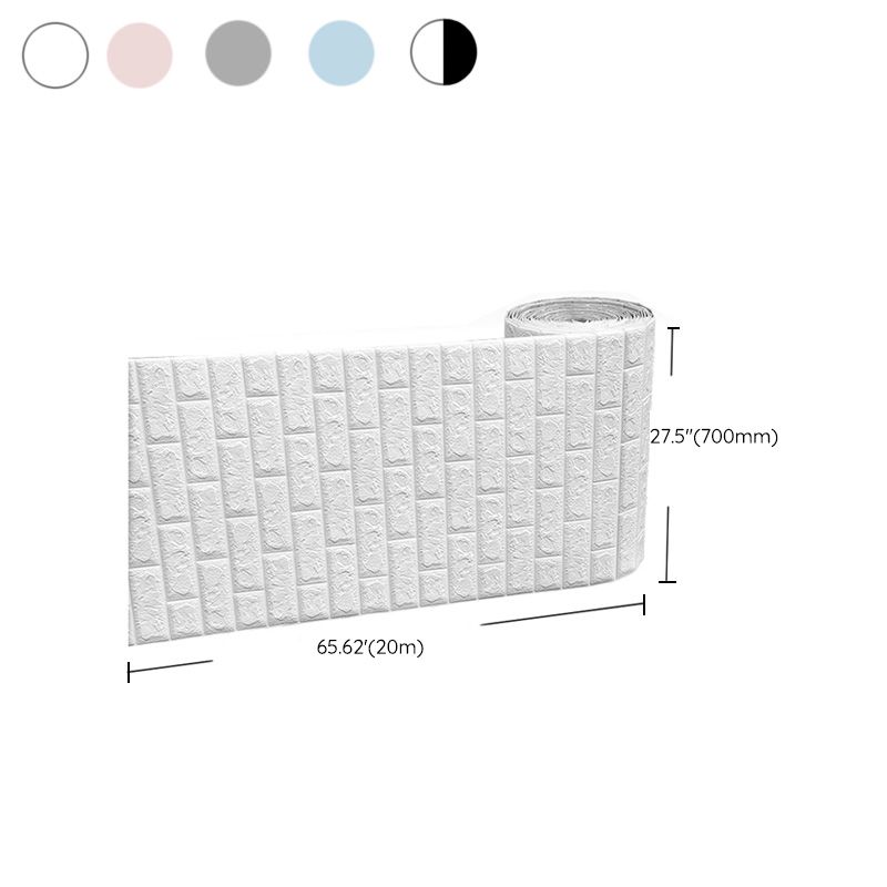 Avtoit | Modern Pearl Wainscoting Waterproof PVC Wall Access Panel Peel and Stick Wall Tile