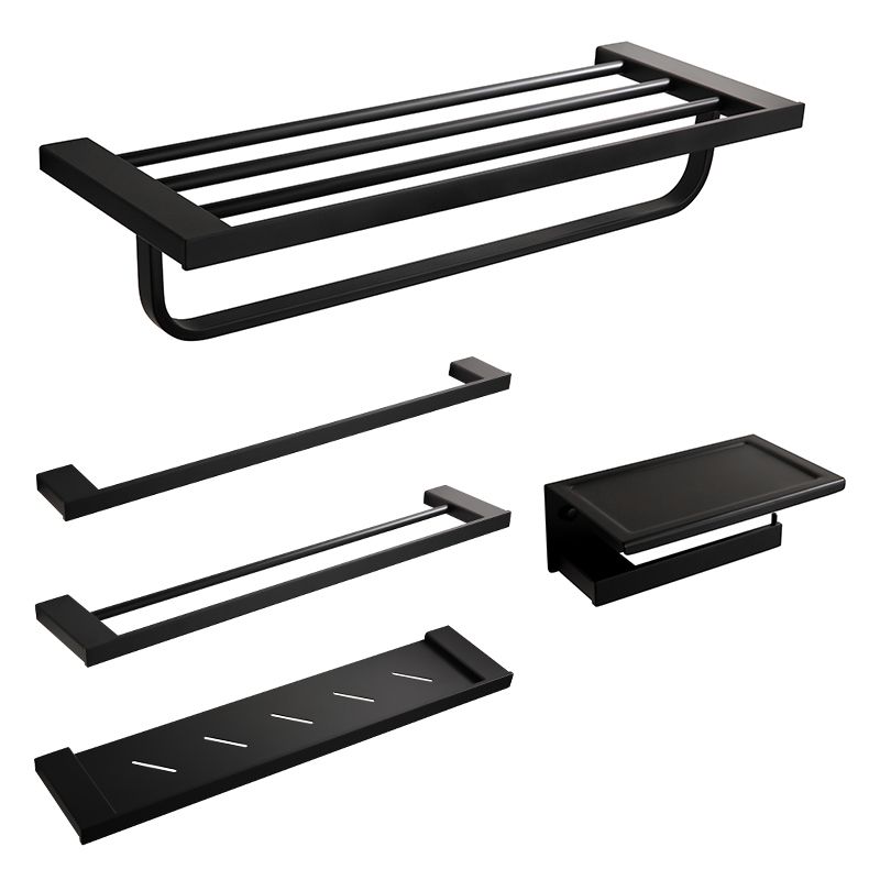 Avtoit | Traditional Bathroom Accessories Hardware Set in Black Metal
