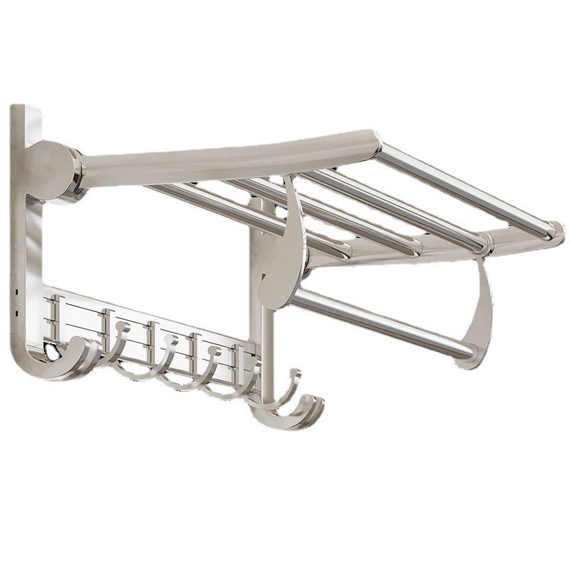 Avtoit | Modern Polished Chrome Bathroom Accessories Set Bath Shelf/Towel Holder/Paper Holder included