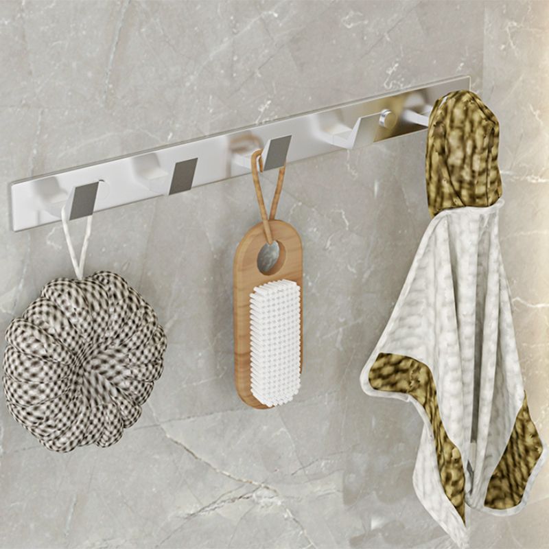 Avtoit | Modern Bathroom Accessories Set Silver Bathroom Shelf Towel Holder Bathroom Accessories Kit
