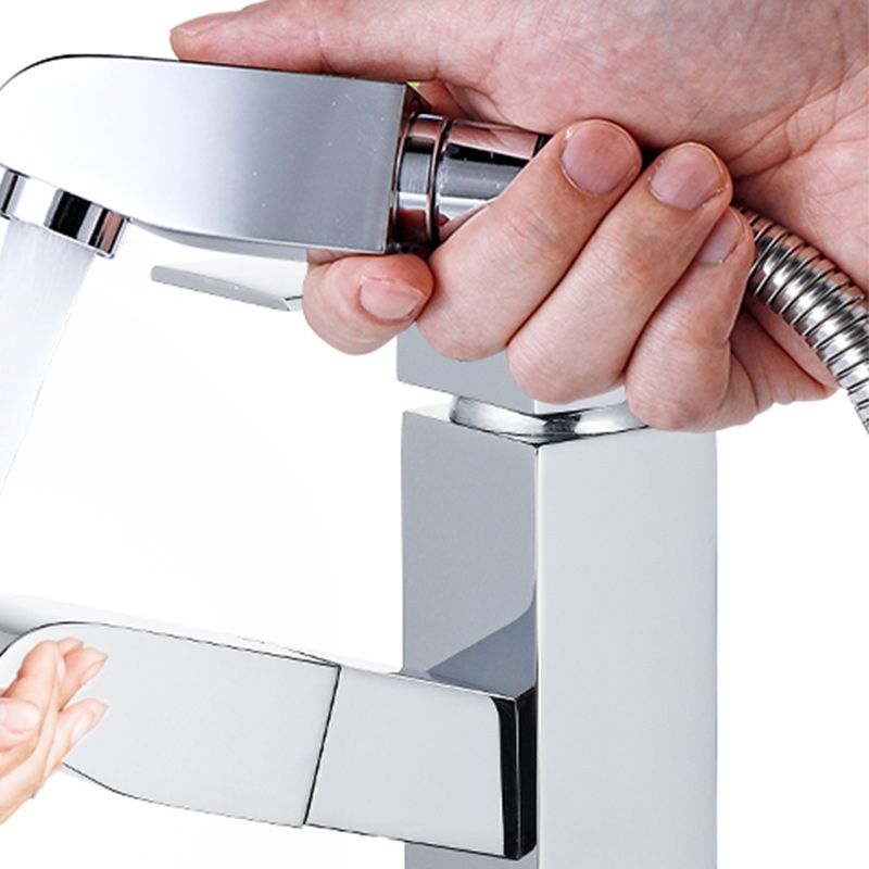 Avtoit | Modern Retractable Single Handle Basin Faucet Bathroom Sink Faucet