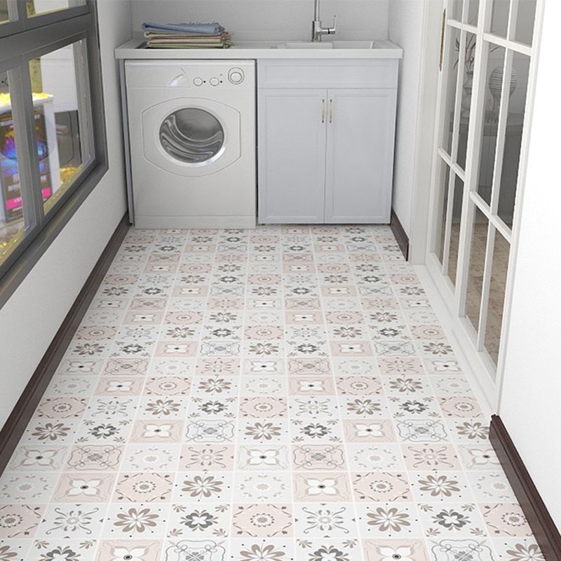 Avtoit | Modern Vinyl Floor Geometric Print Peel and Stick PVC Floor