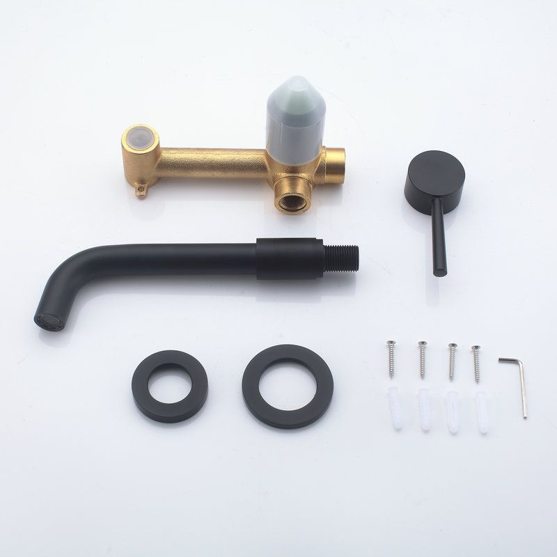 Avtoit | Wall-mounted faucet Glam Style sink bathroom faucet with lever handle