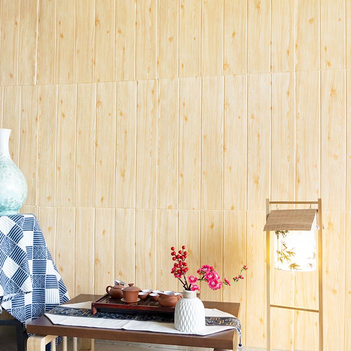 Avtoit | Modern Tin Back Panel Smooth Thickened Wall Ceiling Wood Grain Design