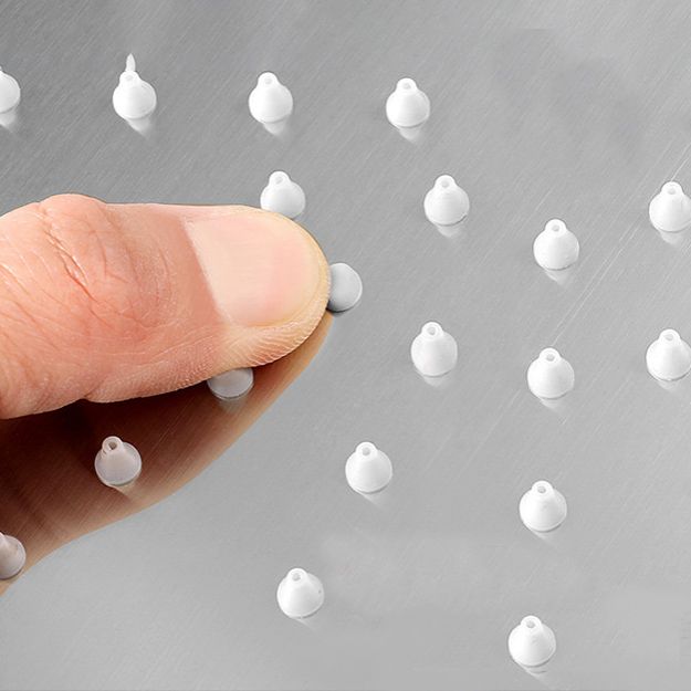 Avtoit | Stainless Steel Fixed Shower Head in Silver H2Okinetic Technology Shower Head