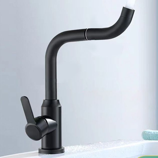 Avtoit | Modern sink faucet bathroom faucet brass lever swivel spout sink faucet