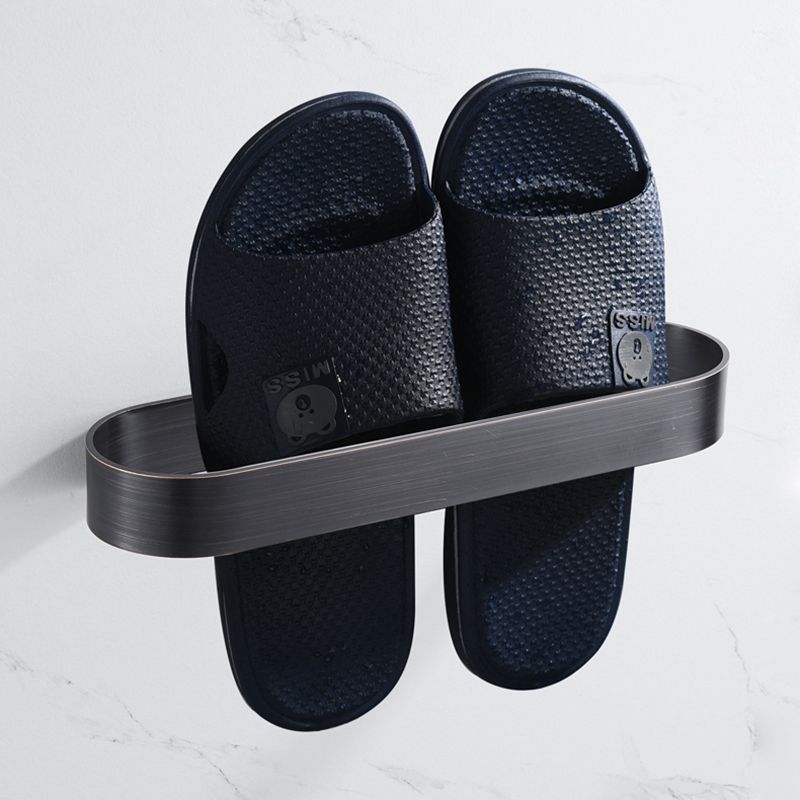 Avtoit | 2-piece modern bathroom hardware set in gold/black, towel holder