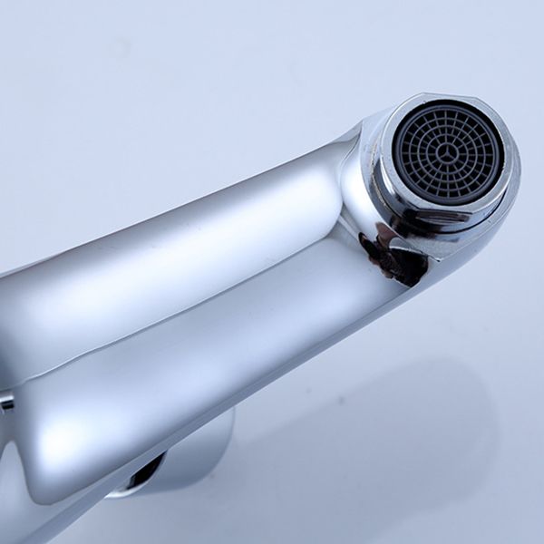 Avtoit | Modern sink faucet with brass knob handle, low arc, washbasin faucet