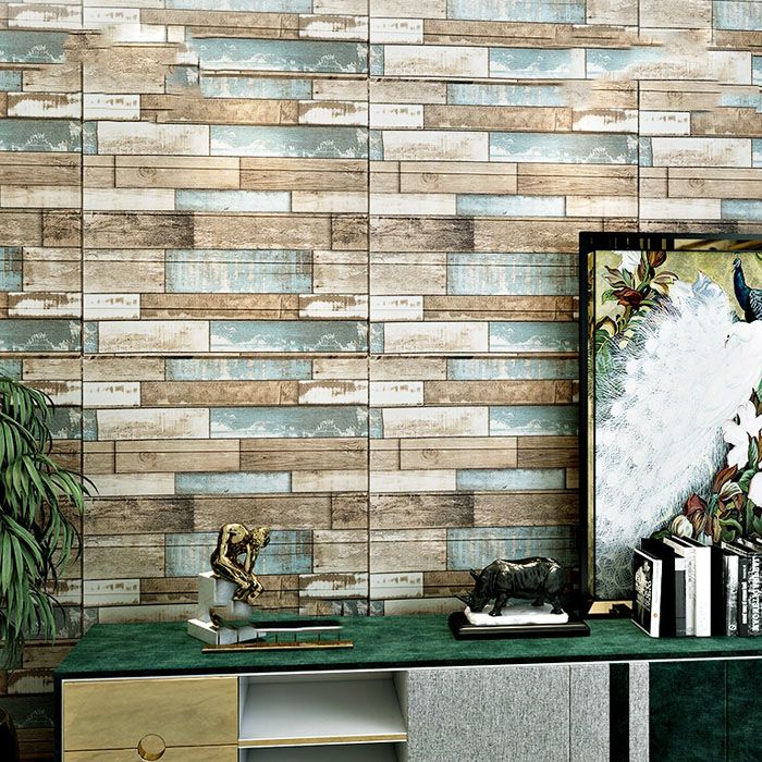 Avtoit | Farmhouse Wall Plank 3D Brick Bedroom and Living Room Wall Panel Set of 10