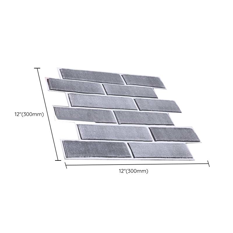 Avtoit | Industrial Wall Panel 3D Brick Bathroom Living Room Wall Panels Set of 5