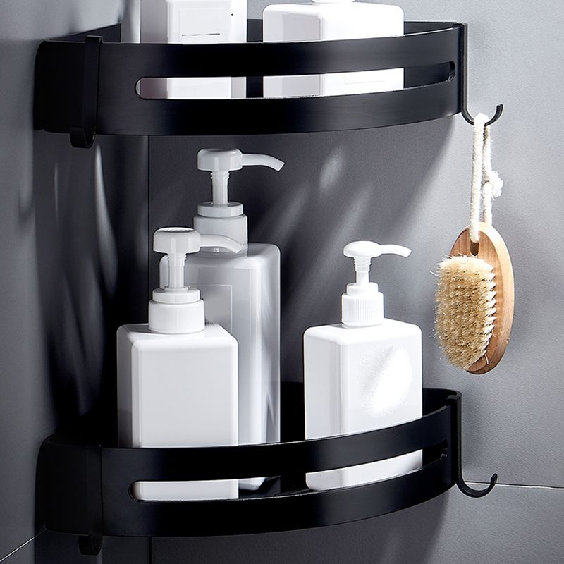 Avtoit | Black Bathroom Set Modern 1/2/3 - Piece Anti-Rust Bathroom Rack