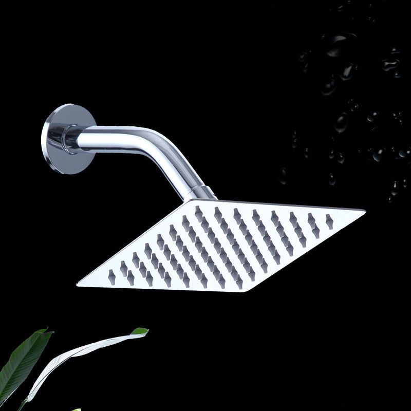 Avtoit | Square Stainless Steel Showerhead in Silver 6-Inch Fixed Showerhead