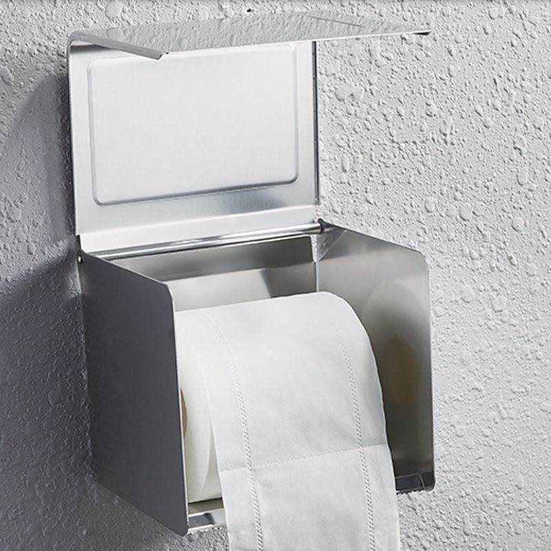 Avtoit | Contemporary bathroom accessory set made of aluminum with towel holder/bath shelf