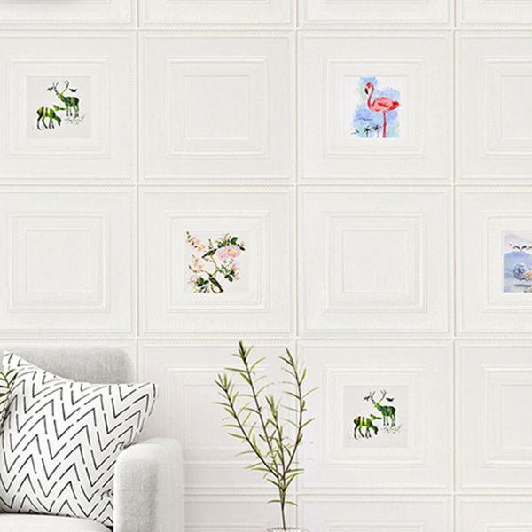 Avtoit | Modern Wall Panel Cartoon Print Peel and Stick Waterproof Wall Panel