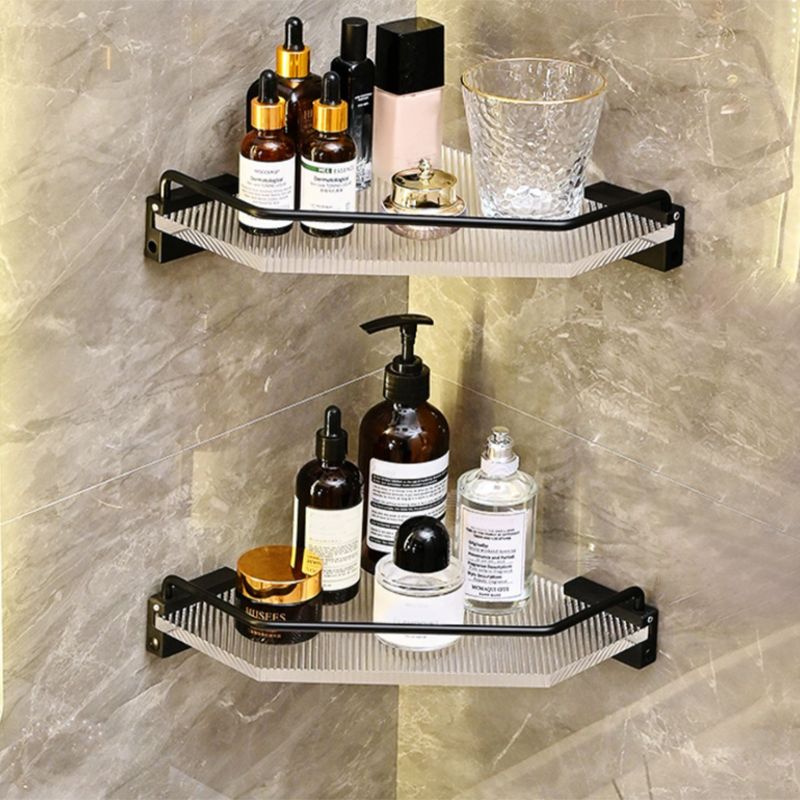Avtoit | Modern Bath Accessories Set Black Towel Bar Bath Shelf Bathroom Fixtures Set