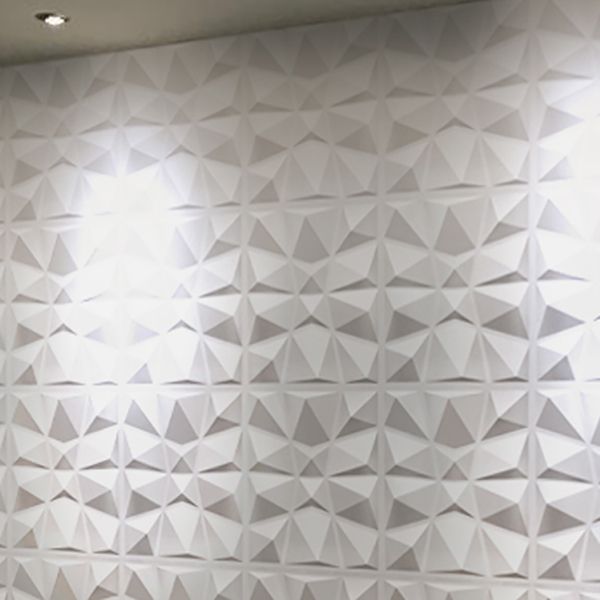 Avtoit | Modern Tin Back Wall Panel Smooth Upholstered Wall Ceiling in Black and White