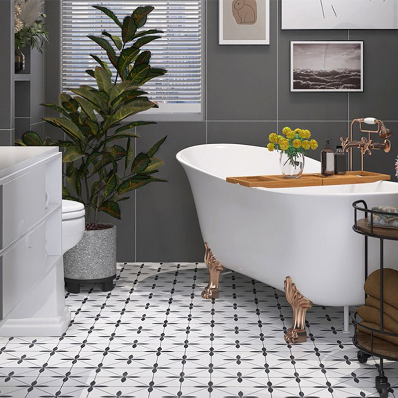 Avtoit | Modern Style Rectangular PVC Flooring Stone Look Peel and Stick Vinyl Floor