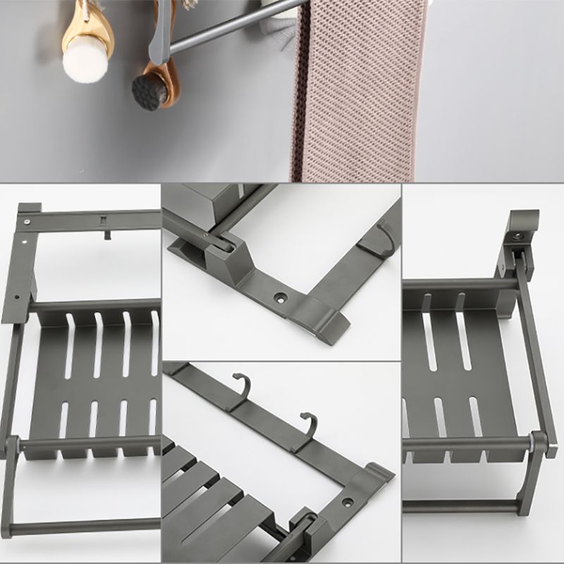 Avtoit | Modern Bathroom Fixture Set Towel Bar Gray Bathroom Shelf Bathroom Set