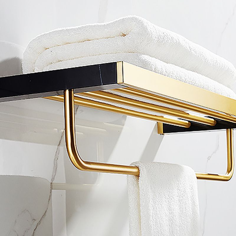 Avtoit | Metal and Marble Bathroom Minimalist Accessory as a Single Piece or in a Set in Gold