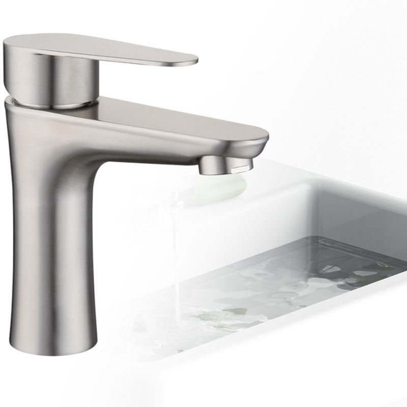 Avtoit | Round Single-Handle Bathroom Faucet Single Hole Sink Faucet in Chrome