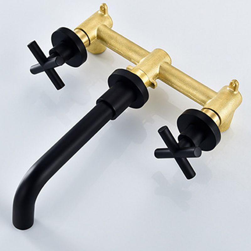 Avtoit | 3 holes faucet 2 cross handle wall-mounted faucet for the bathroom