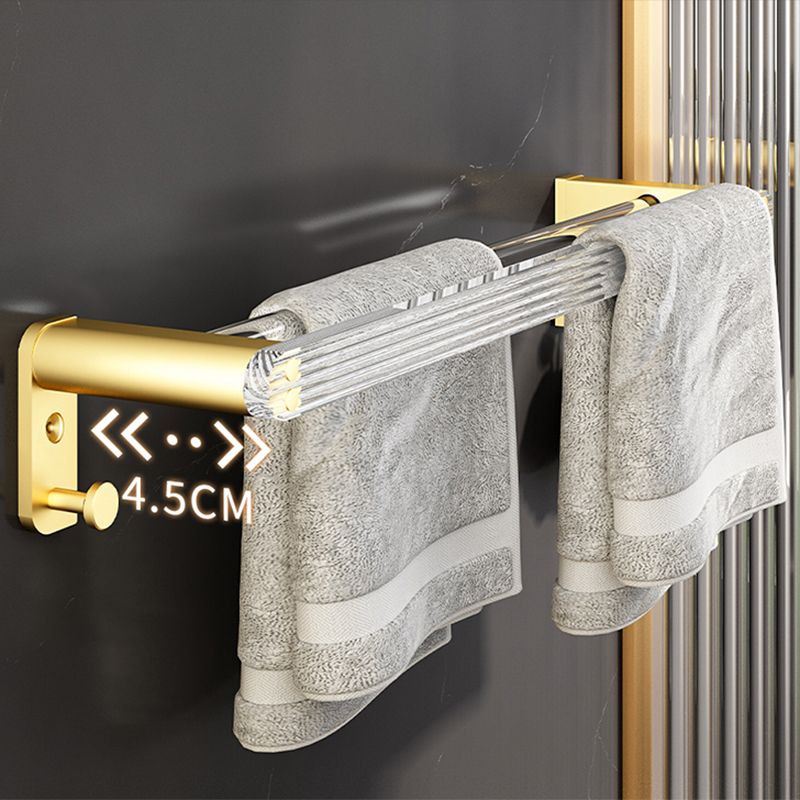 Avtoit | 6-piece bathroom accessory set made of gold-colored metal bathroom hardware set