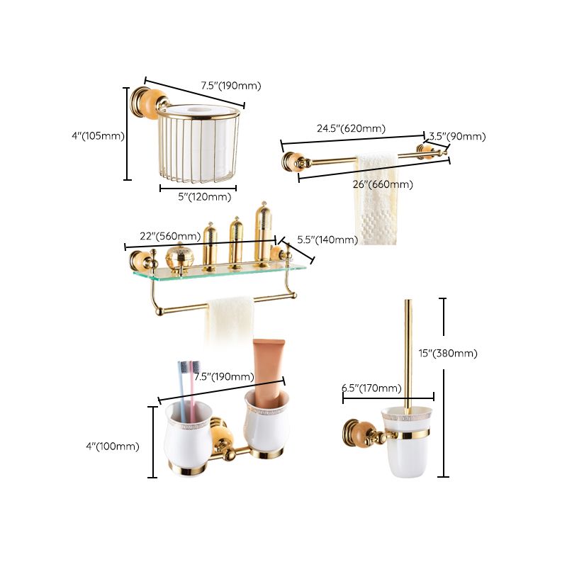 Avtoit | Modern bathroom accessories as a single piece or as a set in gold