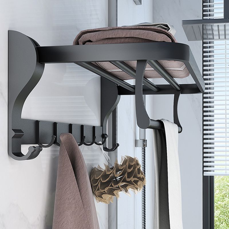 Avtoit | Modern Bathroom Hardware Set Matte Black Metal Bathroom Accessory Set Rust-Free