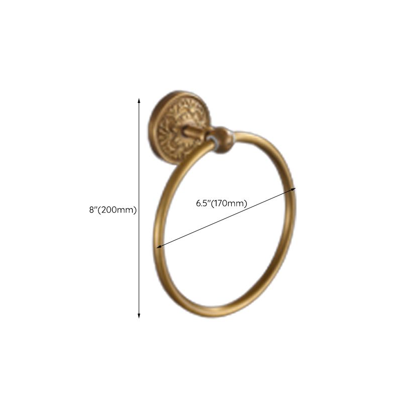 Avtoit | Traditional Bathroom Accessory Set Gold Paper Holder Bathroom Set