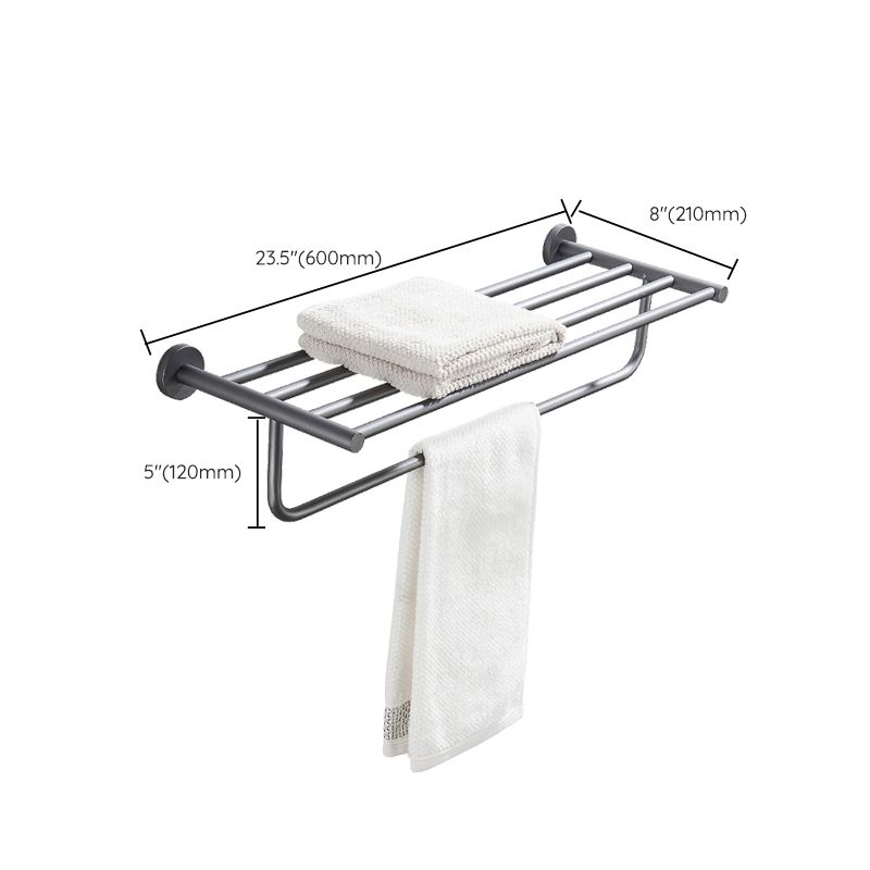 Avtoit | Traditional Gray Brass Bathroom Hardware Set Towel Bar Bathroom Hardware Set