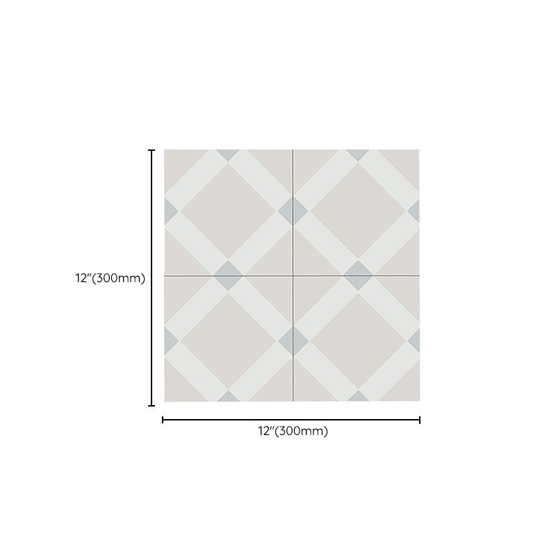 Avtoit | Indoor Vinyl Floor Peel and Stick Square Print Waterproof Vinyl Floor