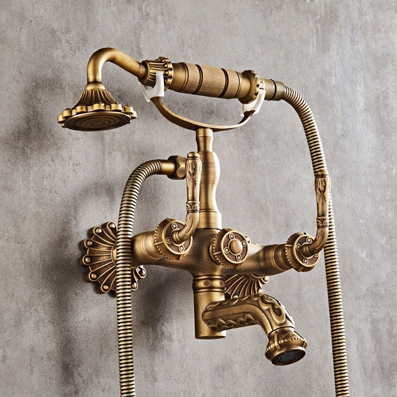 Avtoit | Wall Mounted Metal Freestanding Bathtub Filler Copper Freestanding Faucet