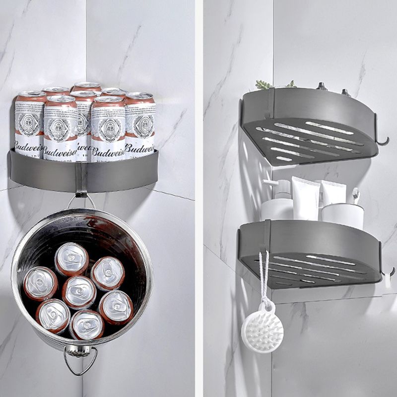 Avtoit | Modern Chrome Bathroom Accessories Set Aluminum Bathroom Fittings Set