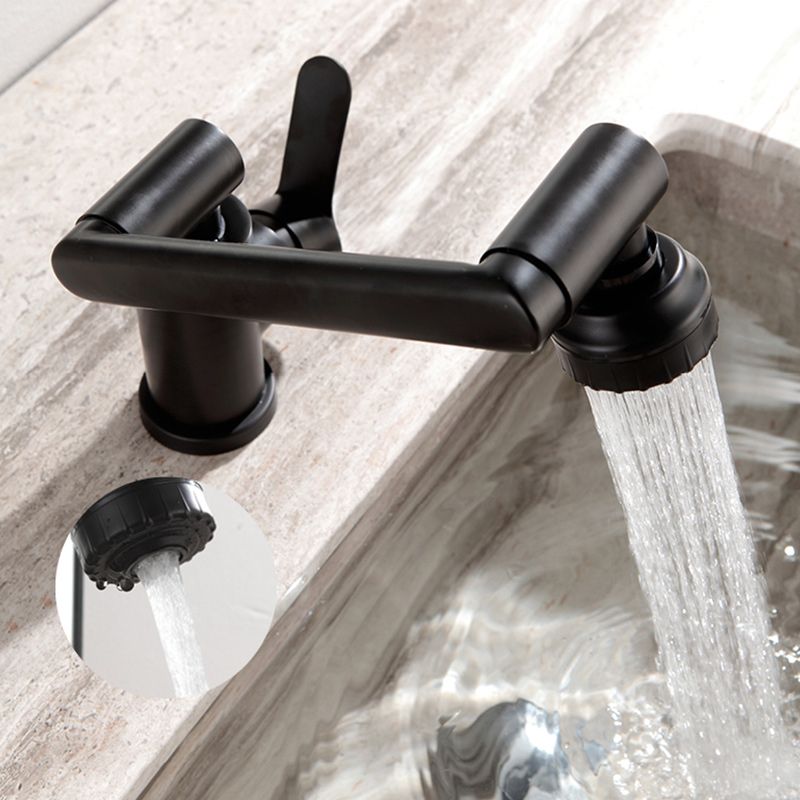 Avtoit | Swivel Spout Bathroom Faucet Single Hole Basin Faucet with Lever Handle